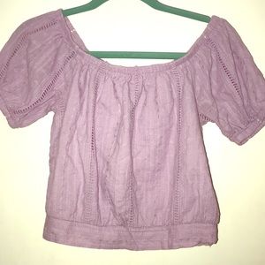 Purple crop top 💜💜💜